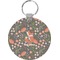 Foxy Mama Round Keychain (Personalized)