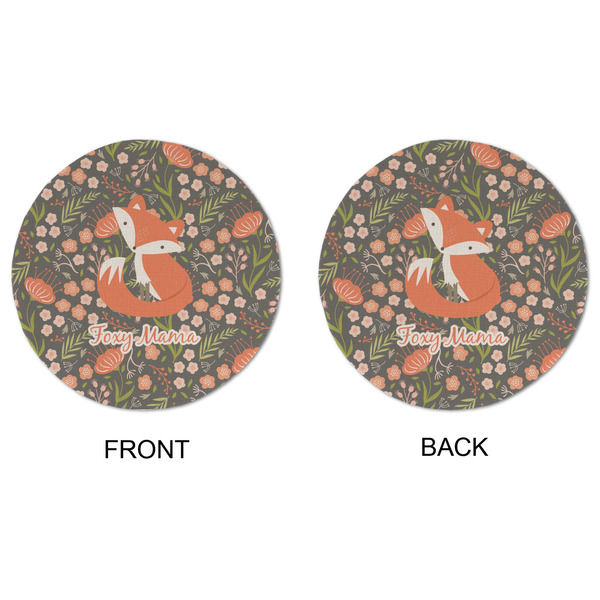 Foxy Mama Round Linen Placemats - APPROVAL (double sided)