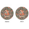 Foxy Mama Round Linen Placemats - APPROVAL (double sided)