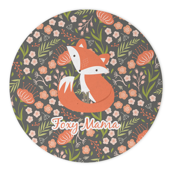 Foxy Mama Round Paper Coaster - Approval