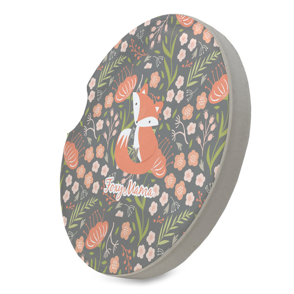 Foxy Mama Sandstone Car Coaster - STANDING ANGLE