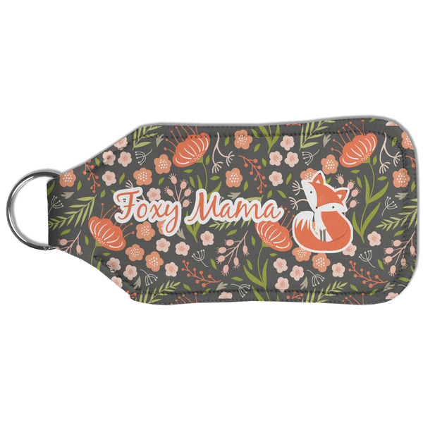 Foxy Mama Sanitizer Holder Keychain - Large (Back)