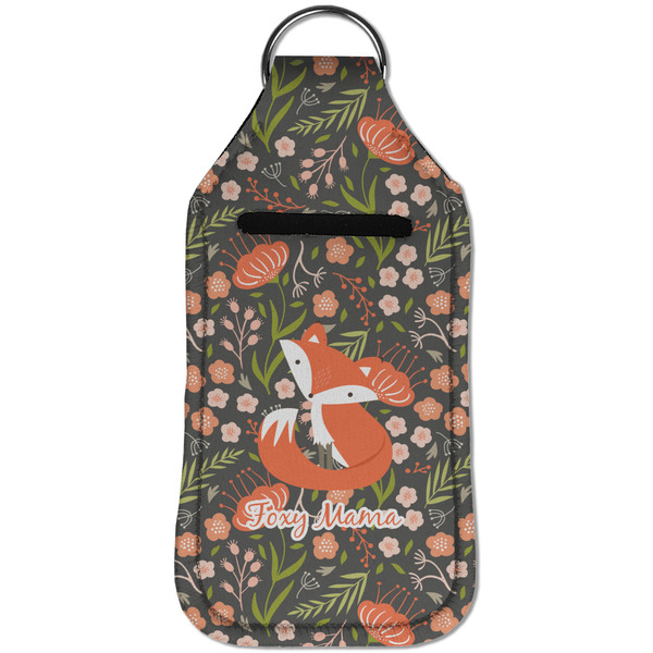 Foxy Mama Sanitizer Holder Keychain - Large (Front)