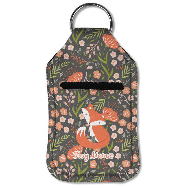 Foxy Mama Sanitizer Holder Keychain - Small (Front Flat)