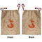 Foxy Mama Santa Sack - Front & Back