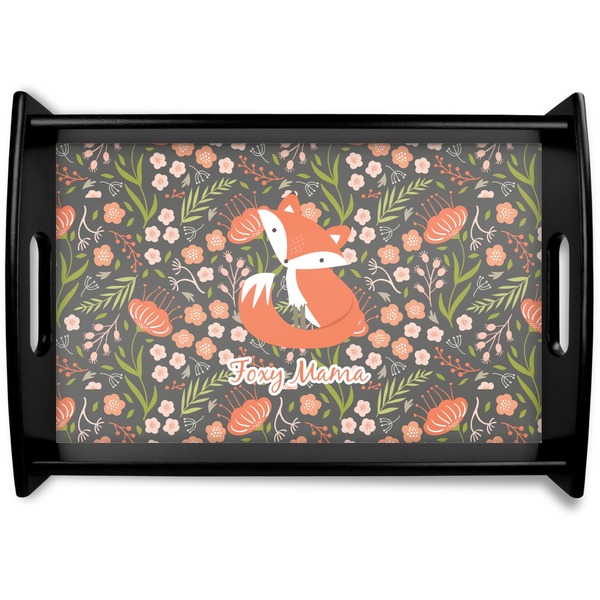 Custom Foxy Mama Wooden Tray