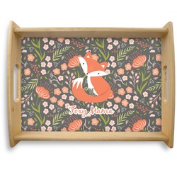 Foxy Mama Natural Wooden Tray - Large
