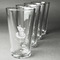 Foxy Mama Pint Glasses - Engraved (Set of 4)