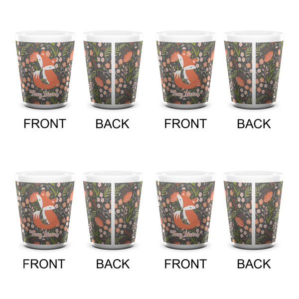 Foxy Mama Shot Glass - White - Set of 4 - APPROVAL