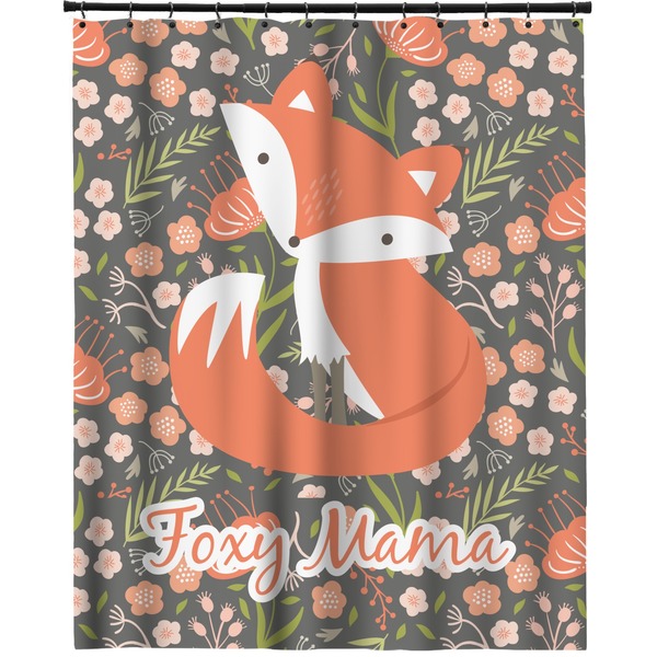 Custom Foxy Mama Extra Long Shower Curtain - 70"x84"