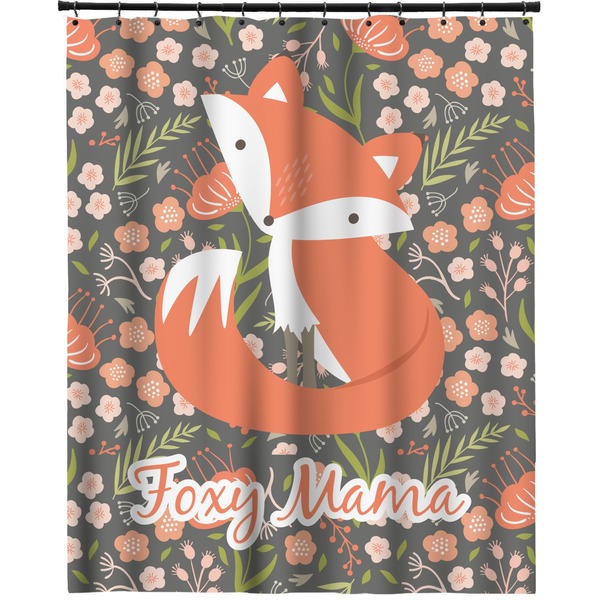 Custom Foxy Mama Extra Long Shower Curtain - 70"x84"