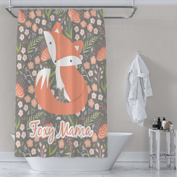 Foxy Mama Shower Curtain Lifestyle