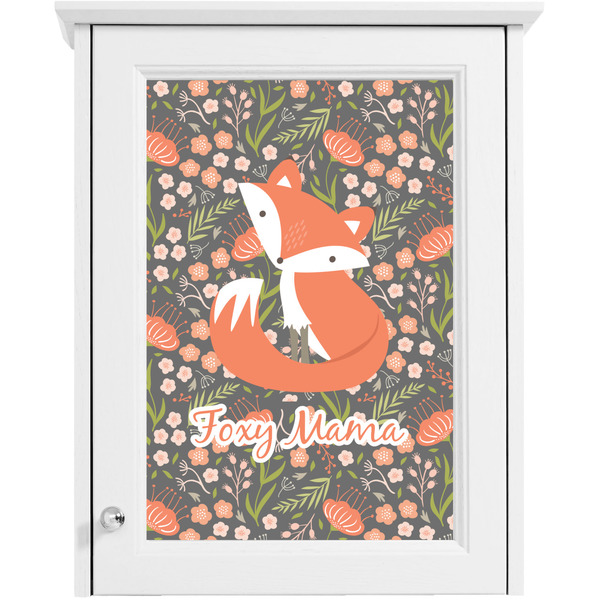 Foxy Mama Single White Cabinet Decal