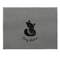 Foxy Mama Small Gift Box w/ Engraved Leather Lid
