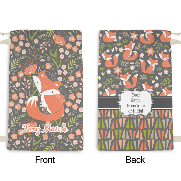 Foxy Mama Small Laundry Bag - Front & Back View