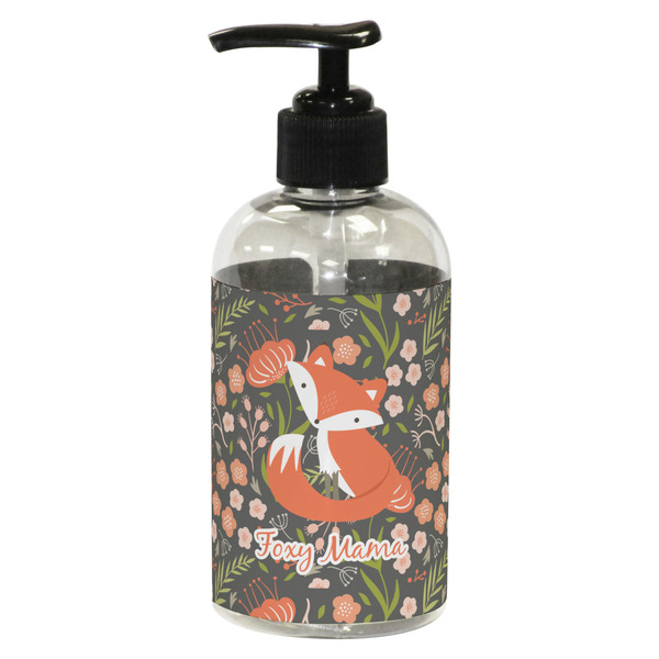 Custom Foxy Mama Plastic Soap / Lotion Dispenser (8 oz - Small - Black)