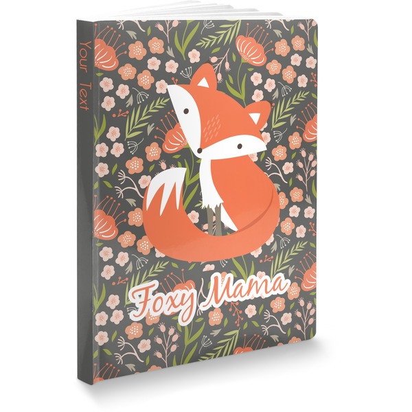 Custom Foxy Mama Softbound Notebook - 5.75" x 8"