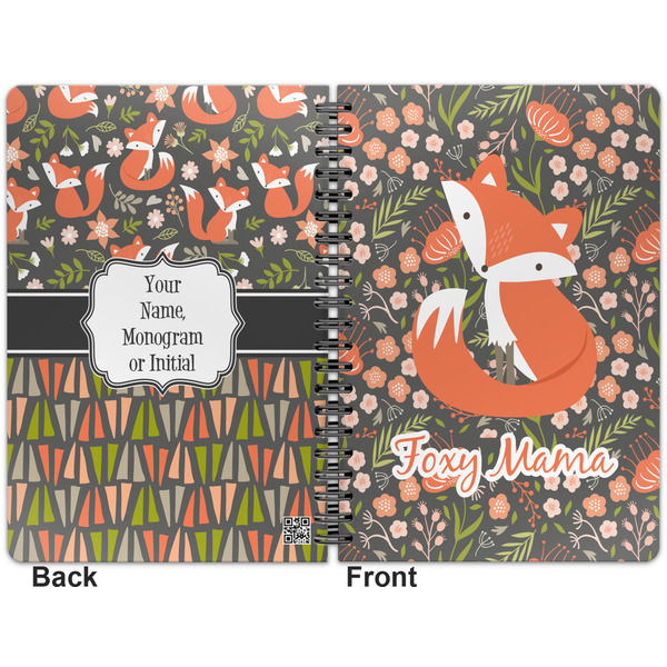 Foxy Mama Spiral Journal 7 x 10 - Apvl