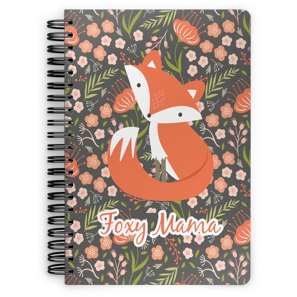Custom Foxy Mama Spiral Notebook - 7x10
