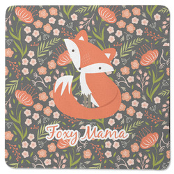 Foxy Mama Square Rubber Backed Coaster