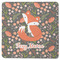 Foxy Mama Square Rubber Backed Coaster