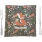 Foxy Mama 9.5" Glass Square Lunch / Dinner Plate- Single or Set of 4