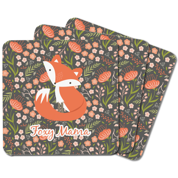 Foxy Mama Square Fridge Magnet - MAIN