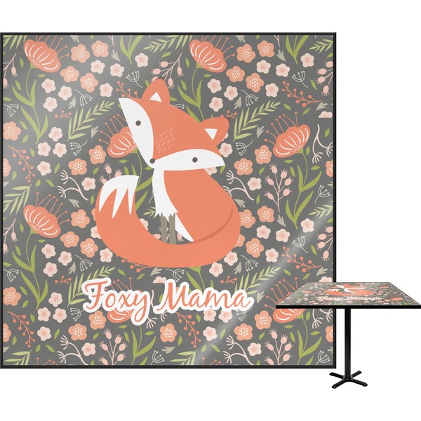 Custom Foxy Mama Square Table Top