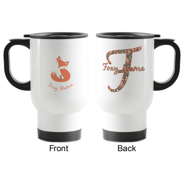 Foxy Mama Stainless Steel Travel Mug with Handle - Apvl