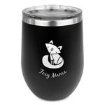 Foxy Mama Stemless Wine Tumbler - 5 Color Choices - Stainless Steel 