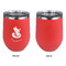 Foxy Mama Stainless Wine Tumblers - Coral - Single Sided - Approval