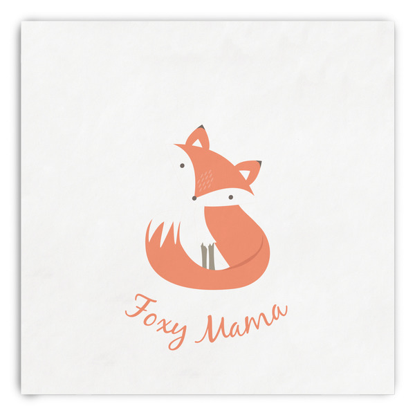 Custom Foxy Mama Paper Dinner Napkins