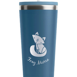 Foxy Mama RTIC Everyday Tumbler with Straw - 28oz - Steel Blue - Double-Sided