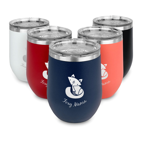 Foxy Mama Steel Wine Tumblers Multiple Colors