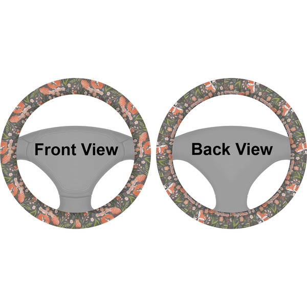 Foxy Mama Steering Wheel Cover- Front and Back