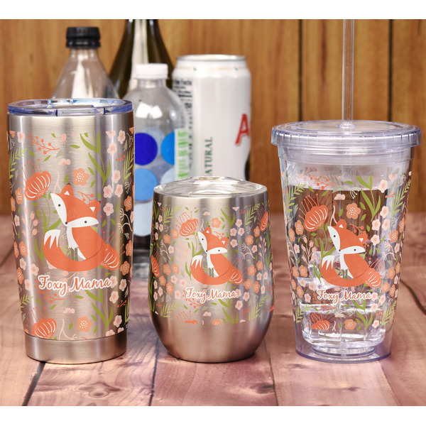 Foxy Mama Stemless Wine Tumbler - Full Print - In Context