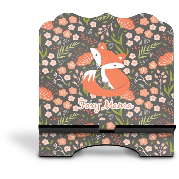Foxy Mama Stylized Tablet Stand - Front without iPad