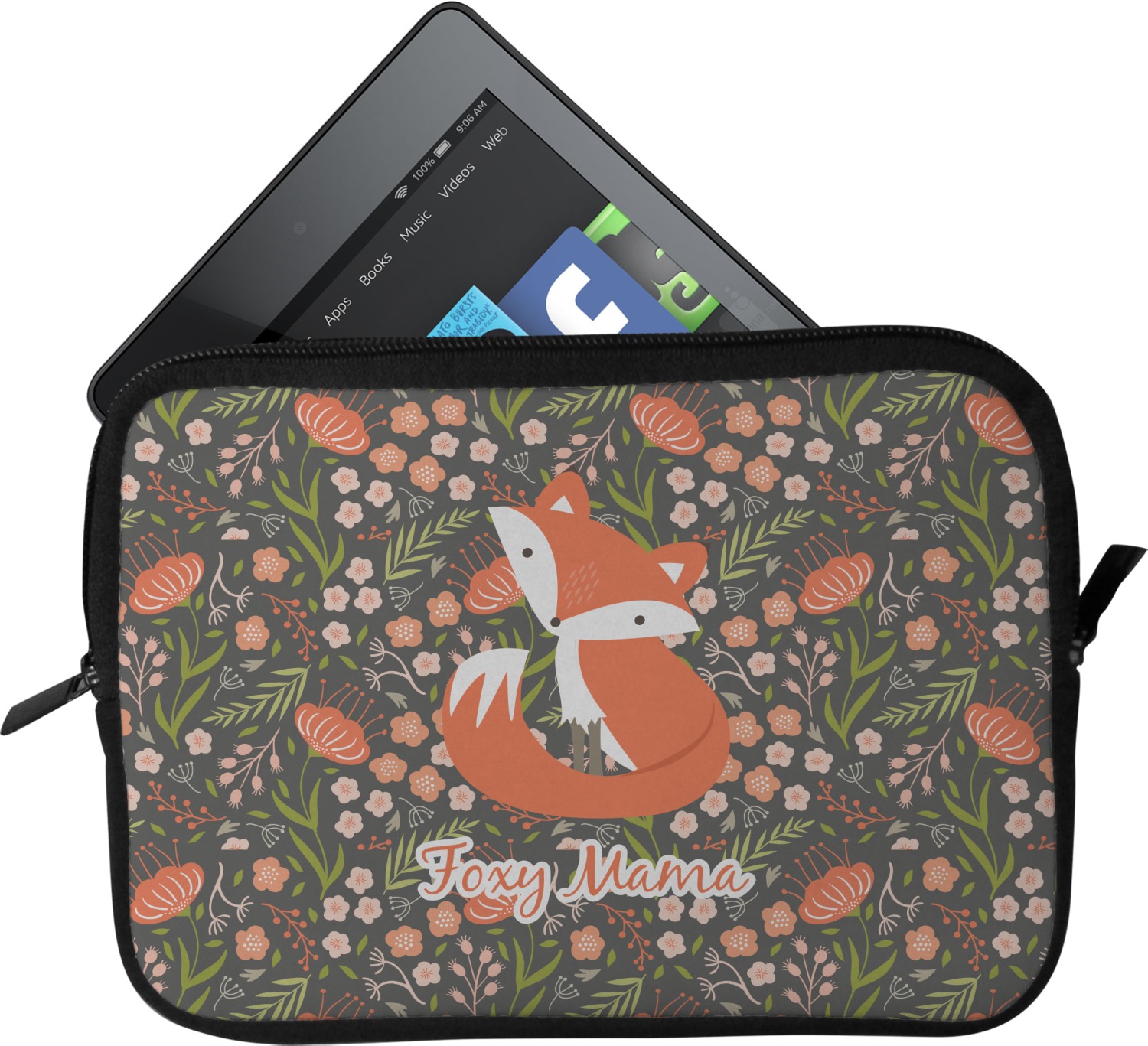 Custom Foxy Mama Tablet Case / Sleeve YouCustomizeIt