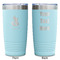 Foxy Mama Teal Polar Camel Tumbler - 20oz -Double Sided - Approval