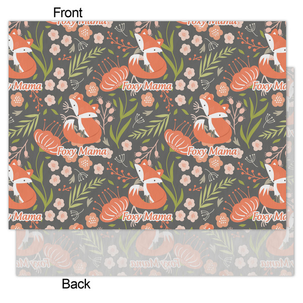 Foxy Mama Tissue Paper - Lightweight - Medium - Front & Back