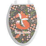 Foxy Mama Toilet Seat Decal - Elongated