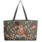 Foxy Mama Beach Totes Bag - w/ Black Handles