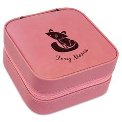 Foxy Mama Travel Jewelry Boxes - Pink Leather