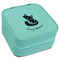 Foxy Mama Travel Jewelry Box - Teal Leather