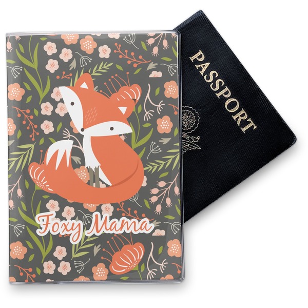 Custom Foxy Mama Vinyl Passport Holder