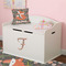 Foxy Mama Wall Letter Decal Small on Toy Chest