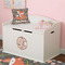 Foxy Mama Wall Monogram on Toy Chest