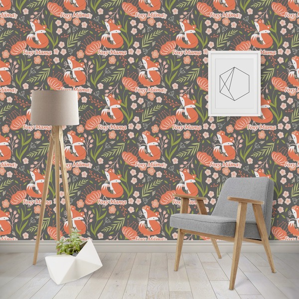 Custom Foxy Mama Wallpaper & Surface Covering