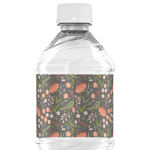 Foxy Mama Water Bottle Label - Back View
