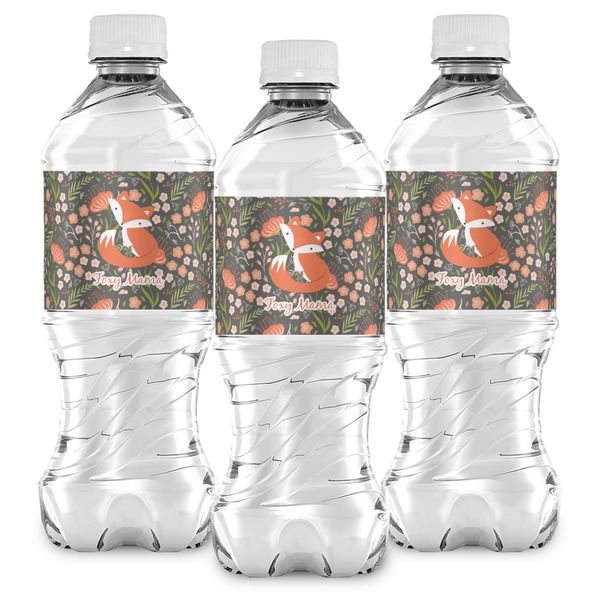 Foxy Mama Water Bottle Labels - Front View